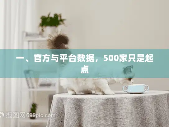 一、官方与平台数据，500家只是起点