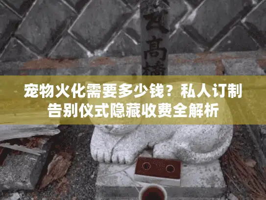 宠物火化需要多少钱？私人订制告别仪式隐藏收费全解析