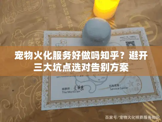宠物火化服务好做吗知乎？避开三大坑点选对告别方案