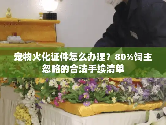 宠物火化证件怎么办理？80%饲主忽略的合法手续清单