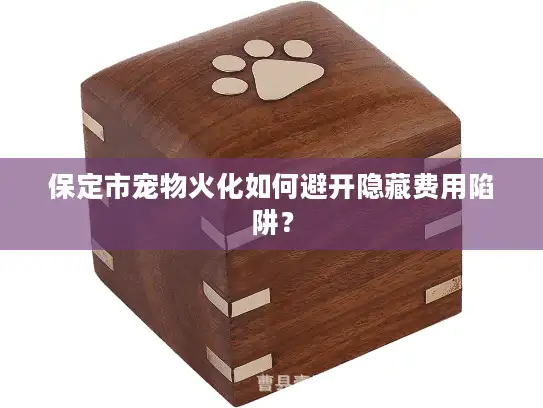 保定市宠物火化如何避开隐藏费用陷阱？