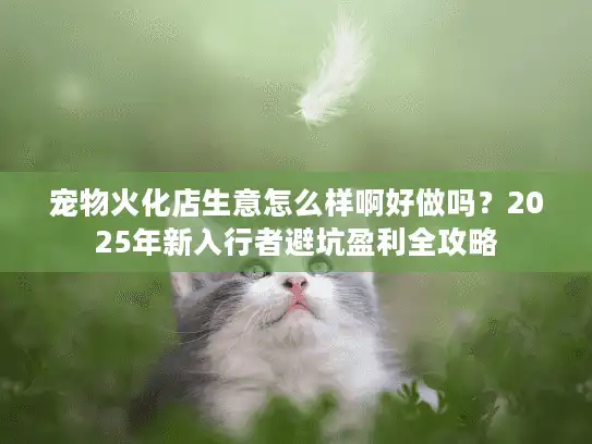 宠物火化店生意怎么样啊好做吗？2025年新入行者避坑盈利全攻略