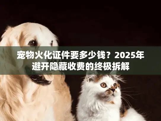 宠物火化证件要多少钱？2025年避开隐藏收费的终极拆解