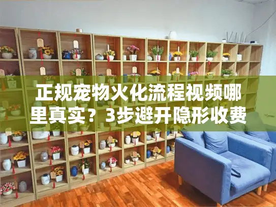 正规宠物火化流程视频哪里真实？3步避开隐形收费陷阱