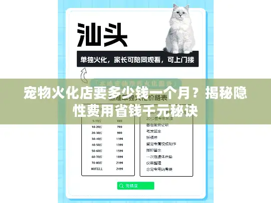 宠物火化店要多少钱一个月？揭秘隐性费用省钱千元秘诀