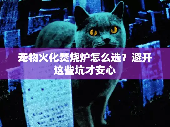 宠物火化焚烧炉怎么选？避开这些坑才安心
