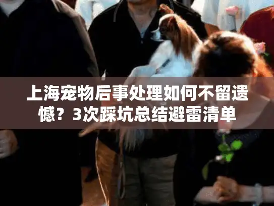上海宠物后事处理如何不留遗憾？3次踩坑总结避雷清单