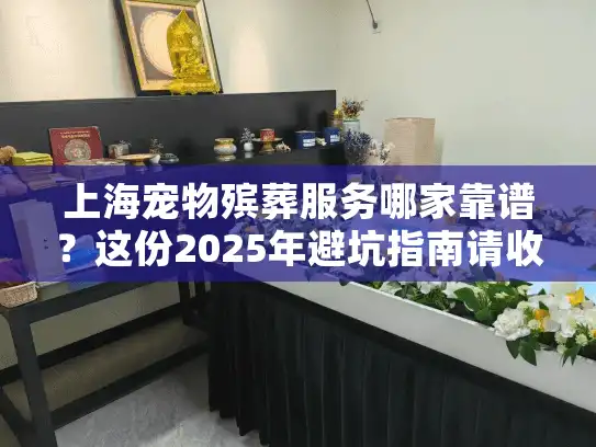 上海宠物殡葬服务哪家靠谱？这份2025年避坑指南请收好