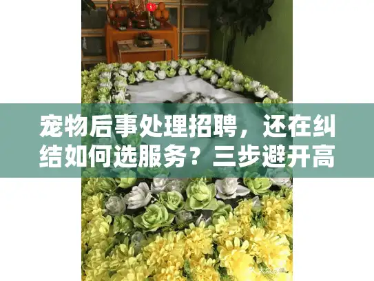 宠物后事处理招聘，还在纠结如何选服务？三步避开高价和情感伤害！