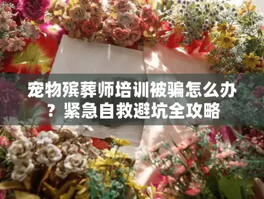 宠物殡葬师培训被骗怎么办？紧急自救避坑全攻略