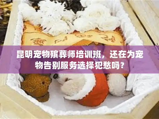 昆明宠物殡葬师培训班，还在为宠物告别服务选择犯愁吗？