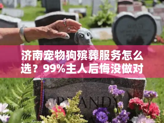 济南宠物狗殡葬服务怎么选？99%主人后悔没做对的3件事