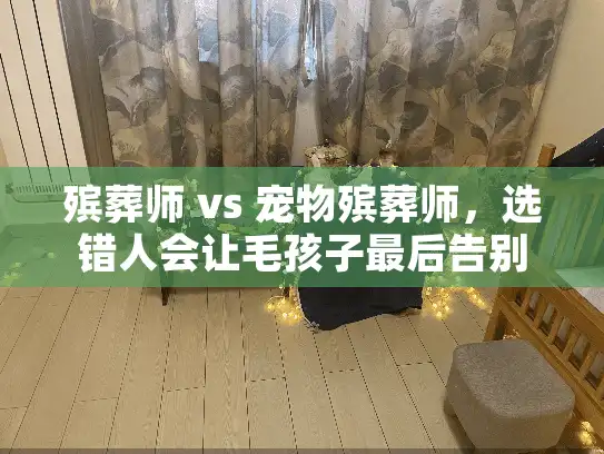 殡葬师 vs 宠物殡葬师，选错人会让毛孩子最后告别留遗憾吗？