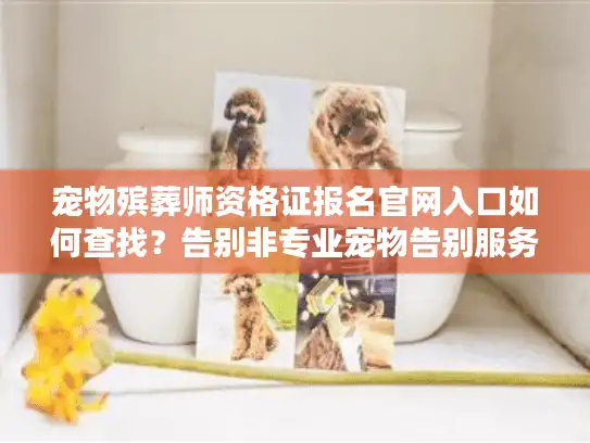 宠物殡葬师资格证报名官网入口如何查找？告别非专业宠物告别服务烦恼