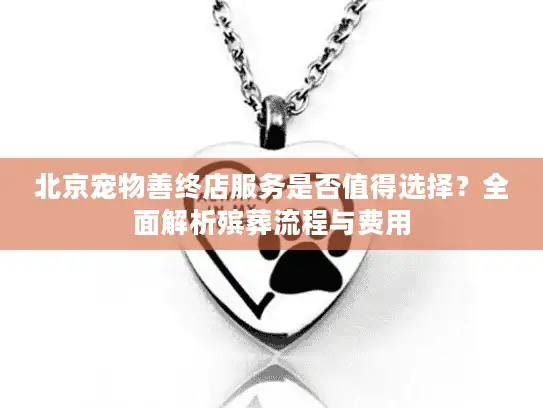 北京宠物善终店服务是否值得选择？全面解析殡葬流程与费用