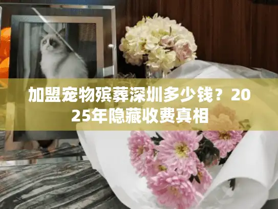 加盟宠物殡葬深圳多少钱？2025年隐藏收费真相