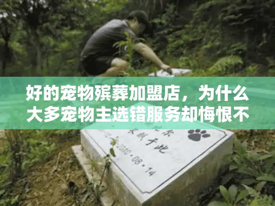 好的宠物殡葬加盟店，为什么大多宠物主选错服务却悔恨不已？