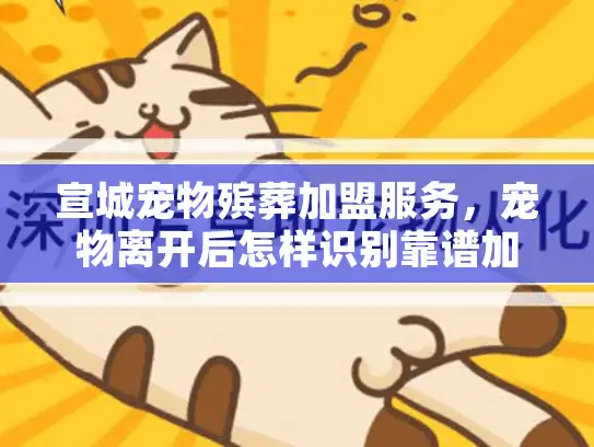 宣城宠物殡葬加盟服务，宠物离开后怎样识别靠谱加盟避免血泪教训？