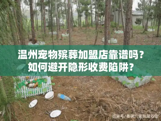 温州宠物殡葬加盟店靠谱吗？如何避开隐形收费陷阱？