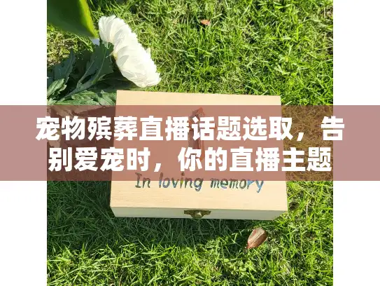 宠物殡葬直播话题选取，告别爱宠时，你的直播主题够动人吗？