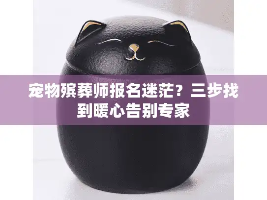 宠物殡葬师报名迷茫？三步找到暖心告别专家