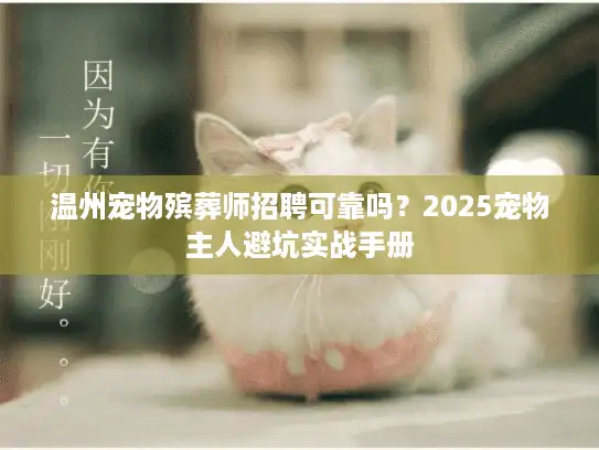 温州宠物殡葬师招聘可靠吗？2025宠物主人避坑实战手册