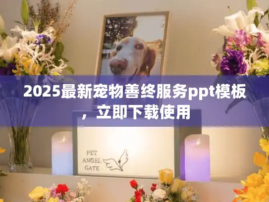 2025最新宠物善终服务ppt模板，立即下载使用