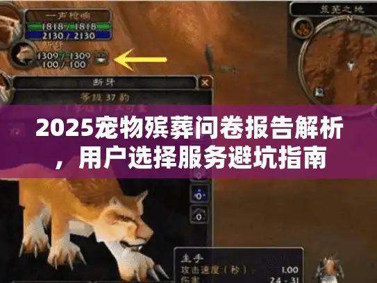 2025宠物殡葬问卷报告解析，用户选择服务避坑指南