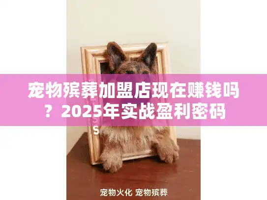 宠物殡葬加盟店现在赚钱吗？2025年实战盈利密码
