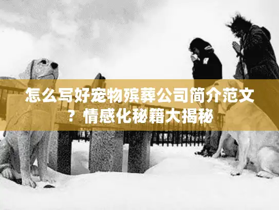 怎么写好宠物殡葬公司简介范文？情感化秘籍大揭秘