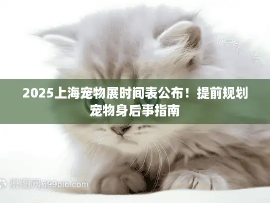 2025上海宠物展时间表公布！提前规划宠物身后事指南