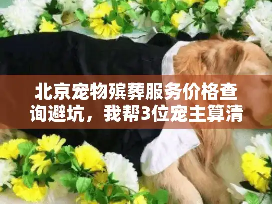 北京宠物殡葬服务价格查询避坑，我帮3位宠主算清10项费用里的隐形门