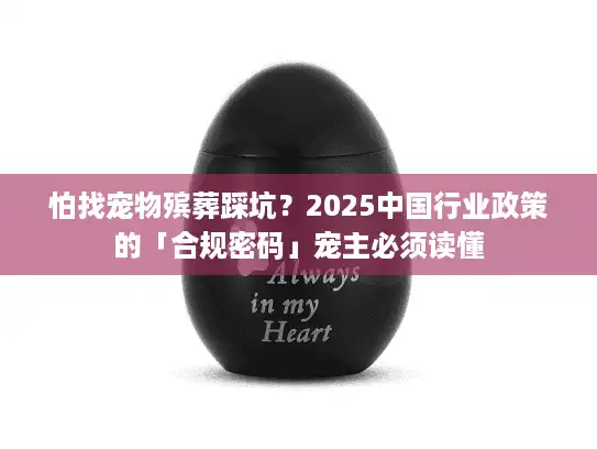 怕找宠物殡葬踩坑？2025中国行业政策的「合规密码」宠主必须读懂