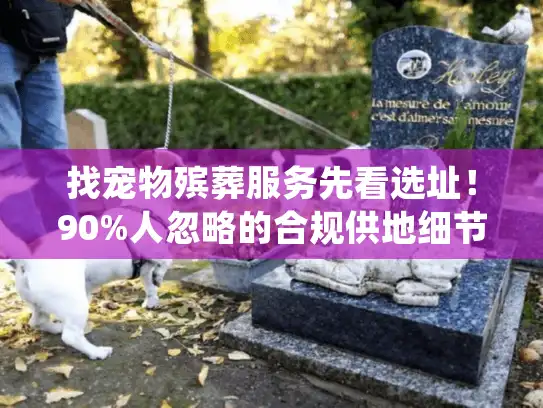 找宠物殡葬服务先看选址！90%人忽略的合规供地细节，直接决定爱宠最后一程是否安心
