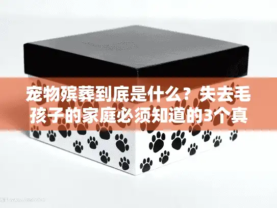 宠物殡葬到底是什么？失去毛孩子的家庭必须知道的3个真相
