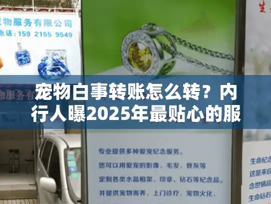 宠物白事转账怎么转？内行人曝2025年最贴心的服务门道
