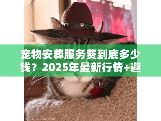 宠物安葬服务费到底多少钱？2025年最新行情+避坑指南看这篇就够