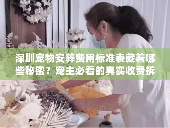 深圳宠物安葬费用标准表藏着哪些秘密？宠主必看的真实收费拆解