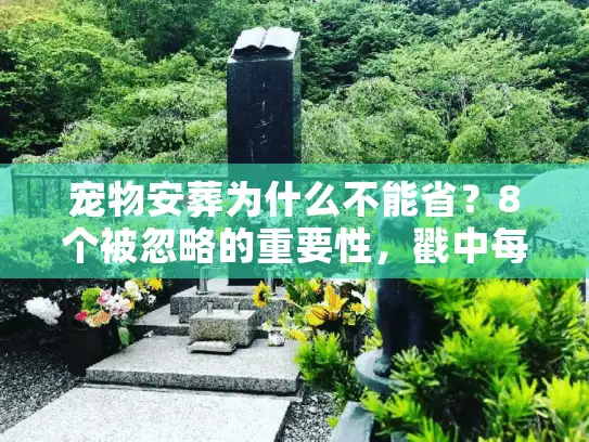 宠物安葬为什么不能省？8个被忽略的重要性，戳中每个养宠人的痛