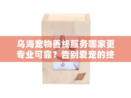 乌海宠物善终服务哪家更专业可靠？告别爱宠的终极指南