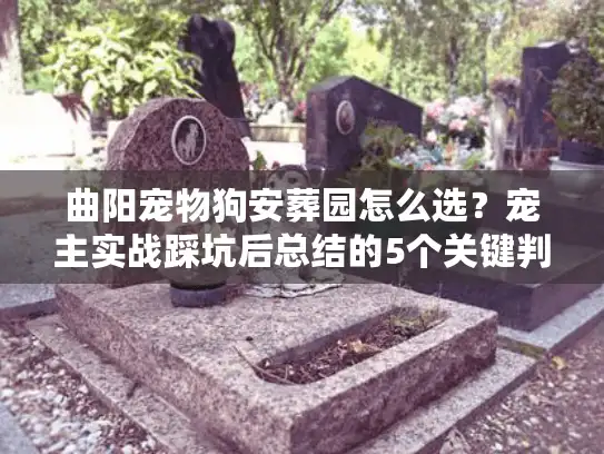 曲阳宠物狗安葬园怎么选？宠主实战踩坑后总结的5个关键判断标准
