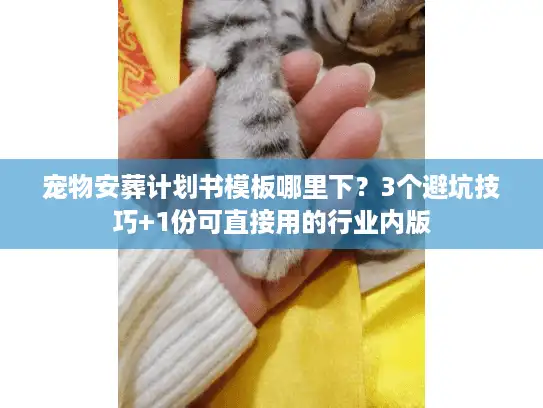 宠物安葬计划书模板哪里下？3个避坑技巧+1份可直接用的行业内版