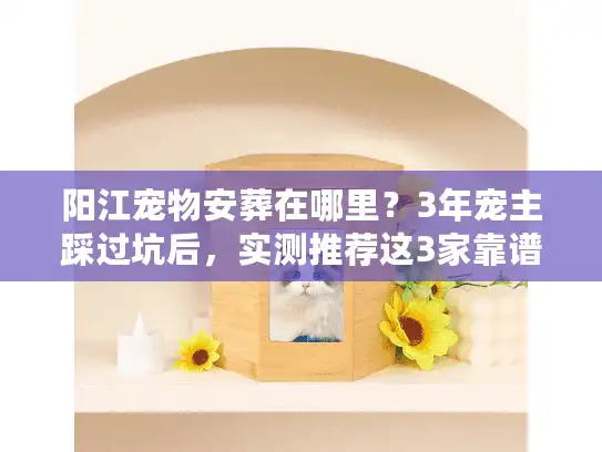 阳江宠物安葬在哪里？3年宠主踩过坑后，实测推荐这3家靠谱机构
