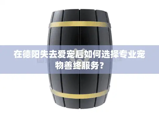 在德阳失去爱宠后如何选择专业宠物善终服务？