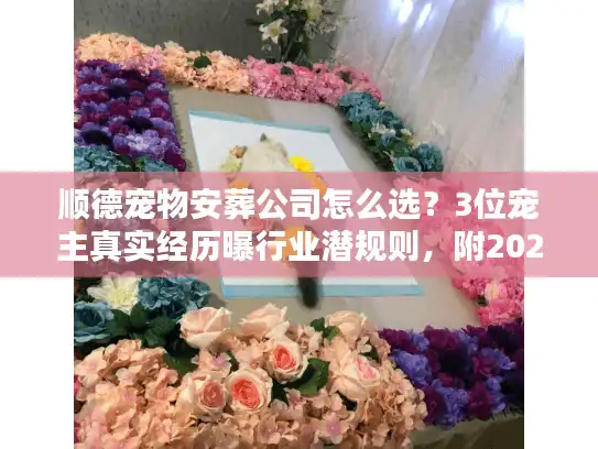 顺德宠物安葬公司怎么选？3位宠主真实经历曝行业潜规则，附2025年靠谱清单