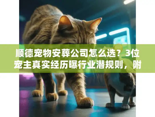 顺德宠物安葬公司怎么选？3位宠主真实经历曝行业潜规则，附2025年靠谱清单