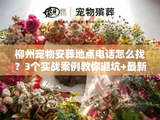 柳州宠物安葬地点电话怎么找？3个实战案例教你避坑+最新合规机构清单