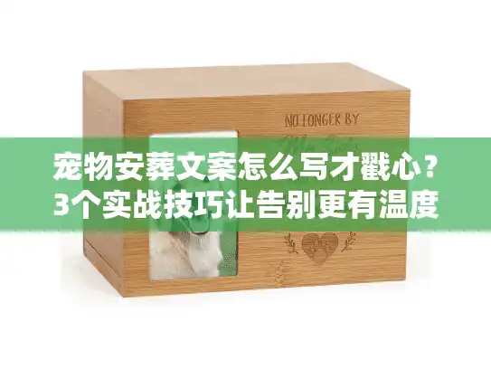 宠物安葬文案怎么写才戳心？3个实战技巧让告别更有温度