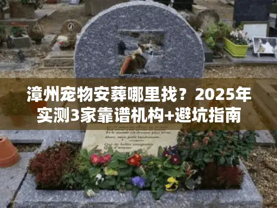 漳州宠物安葬哪里找？2025年实测3家靠谱机构+避坑指南