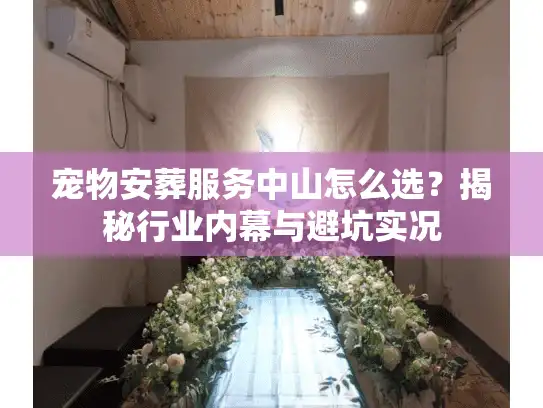 宠物安葬服务中山怎么选？揭秘行业内幕与避坑实况
